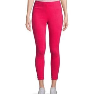 RAG & BONE Pink Simone Cropped Stretch Twill Legging Pants Bright Rose